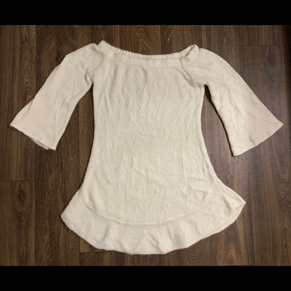 Olivaceous Wool Cotton Dress
